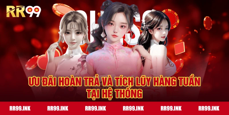 Ưu đãi hoàn trả và tích lũy hàng tuần tại hệ thống